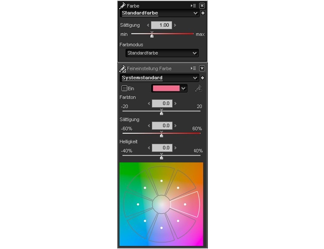 Silkypix Elements - Farbpalette