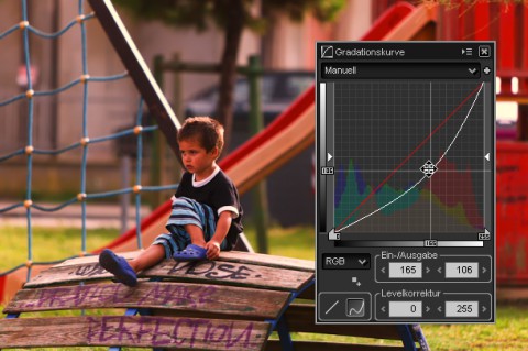 Silkypix Elements - Gradiationskurvenbearbeitung