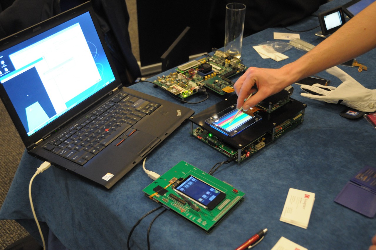 Synaptics' Touchscreen-Aufbau