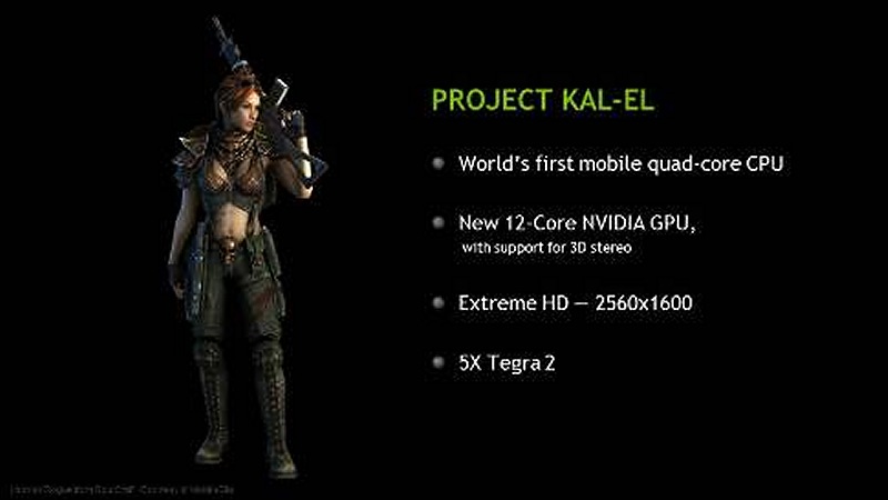 Projekt Kal-El - Tegra mit Quad-Core (Bild: Nvidia)