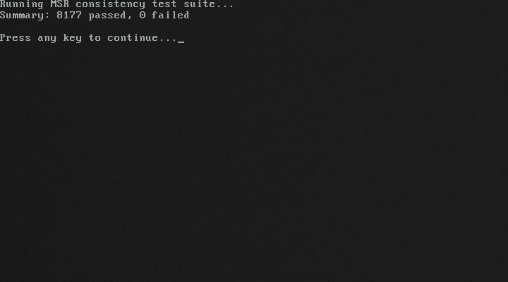 BIOS Implementation Test Suite