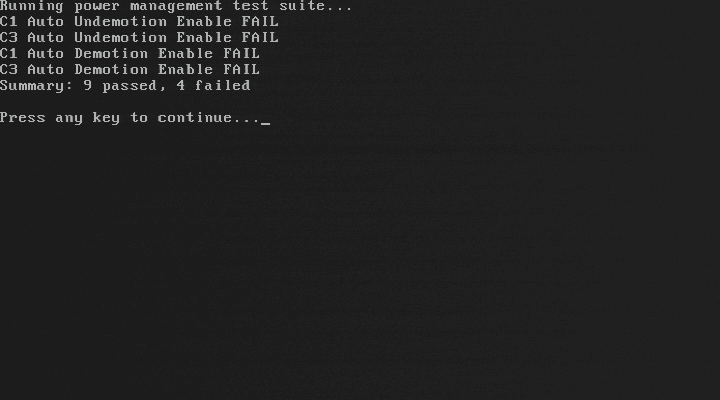BIOS Implementation Test Suite