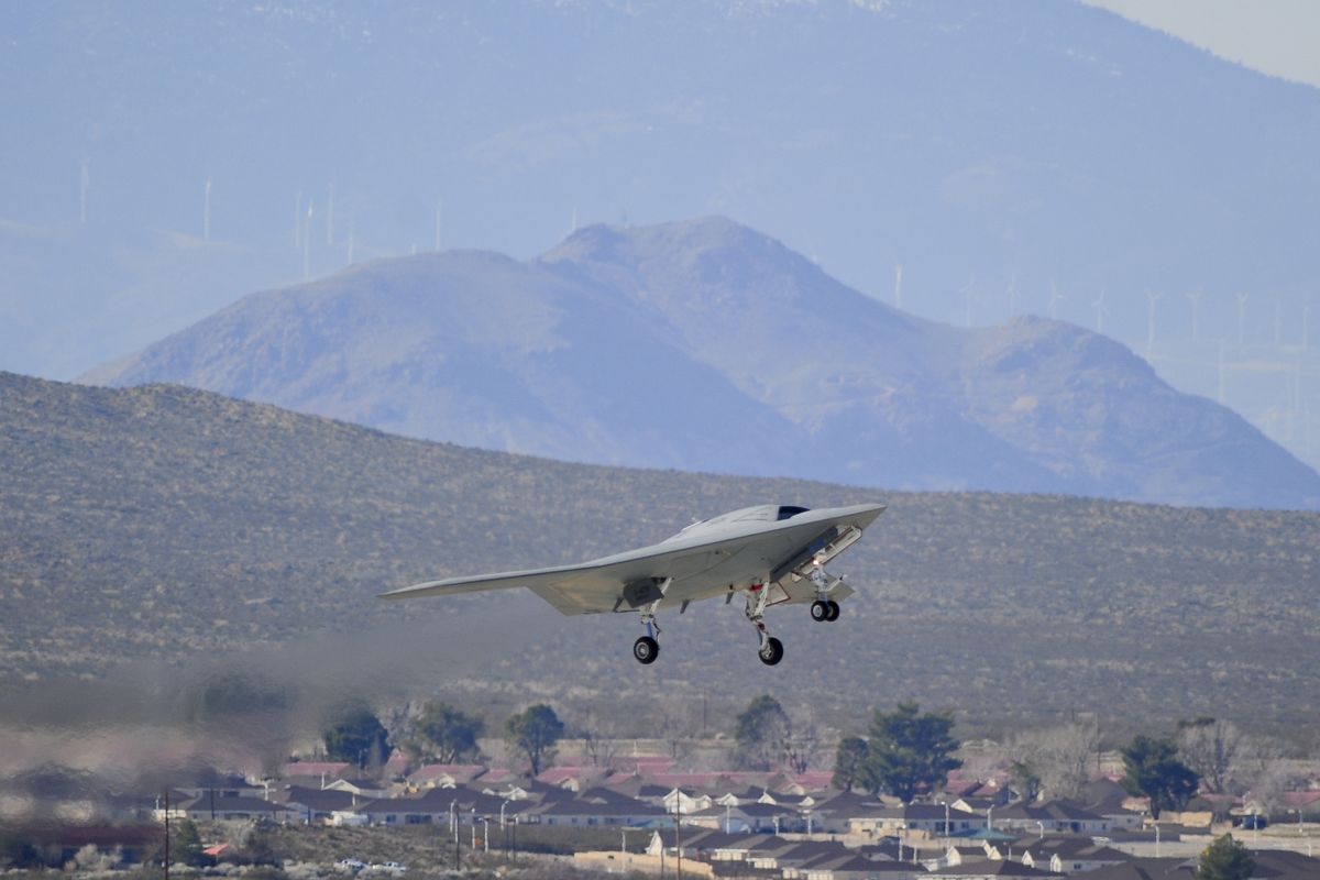 Die Drohne Northrop Grumman X-47B beim Start (Foto: Northrop Grumman)