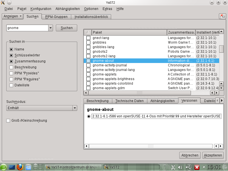 Opensuse 11.4 RC2