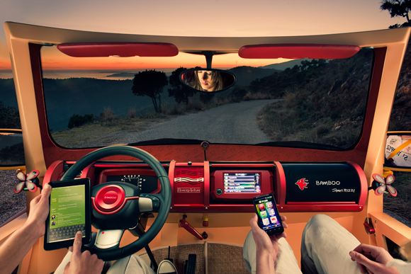 Innenansicht des Bamboo (Foto: Rinspeed)