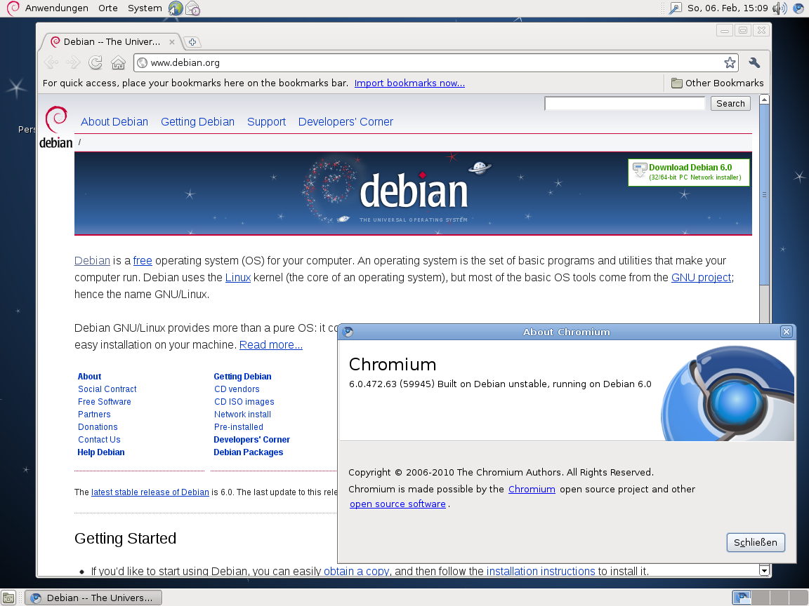 Debian как установить chromium