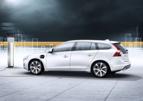 Der Volvo V60 als Plugin-Hybrid (Bild: Volvo)