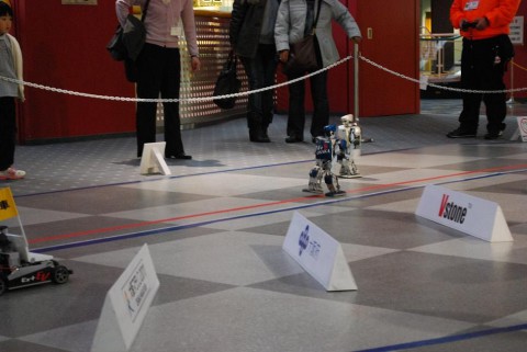 Kopf-an-Kopf-Rennen auf der Zielgeraden (Foto: Vstone)