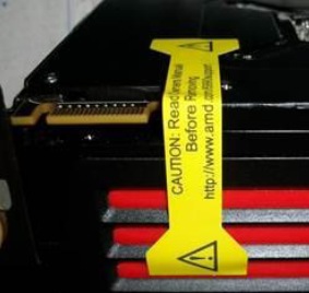 Aufkleber ab, Schalter umgelegt - Garantie beendet