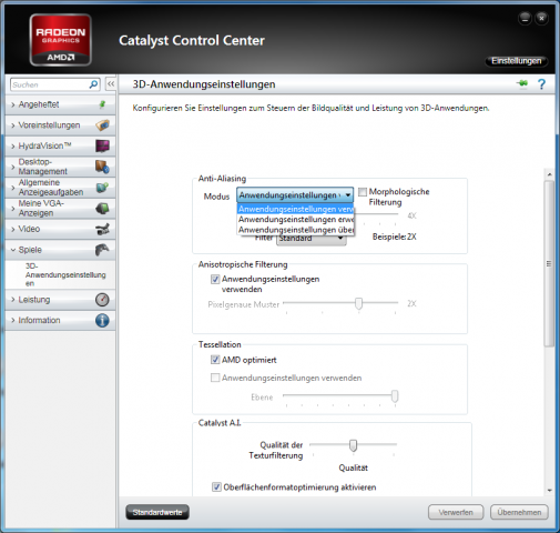 Der Regler 'Ebene' bleibt nach Einstellungen des Anwenders hängen, ohne dass das sichtbar wäre.