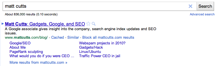 Google - Blockierfunktion