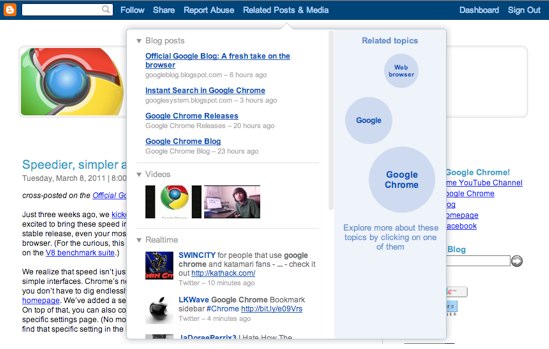 Google Blogger - Hubs