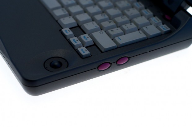 Ein Trackball ermöglicht Mausbewegungen mit Schwung.