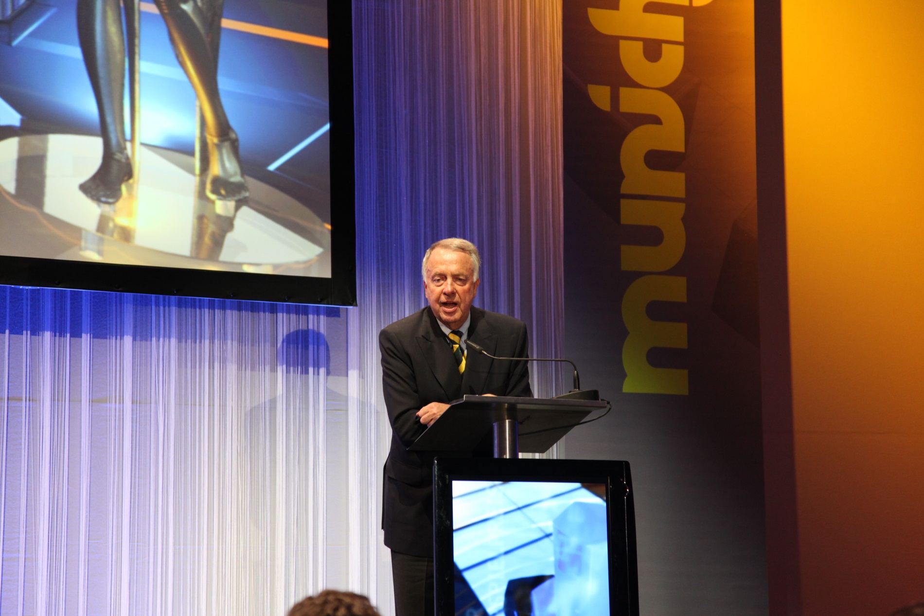 Kulturstaatsminister Bernd Neumann legte Wert auf "pädagosich und kulturell wertvolle Spiele".