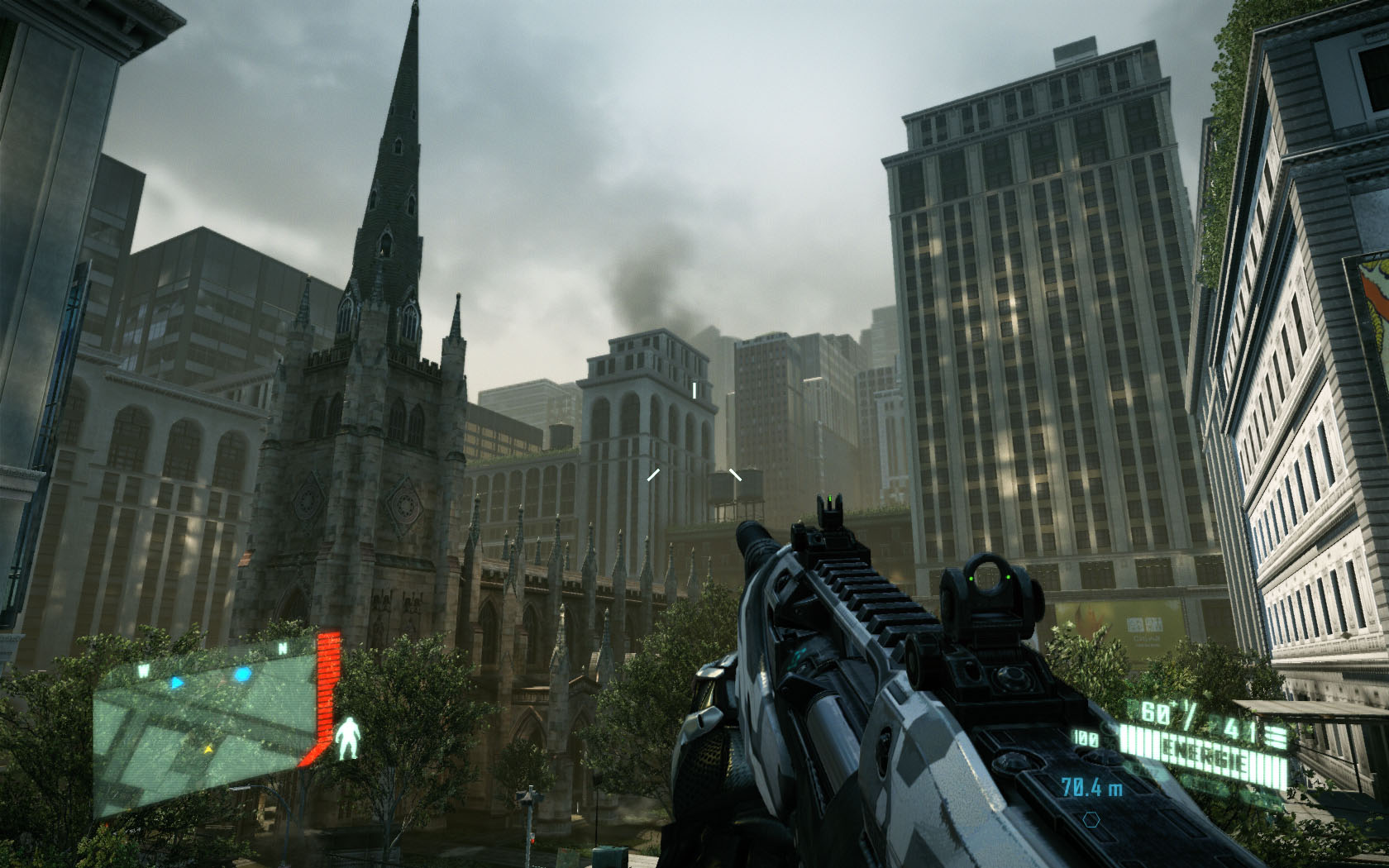 Kirche in New York (sehr hoch)