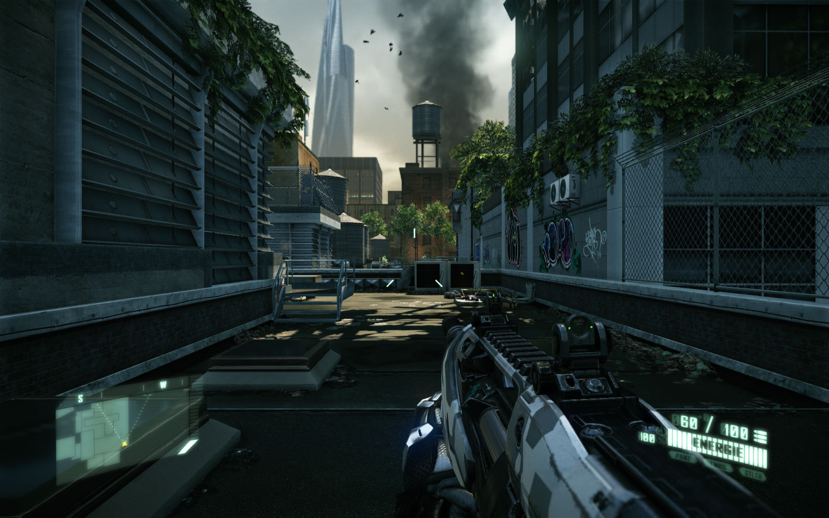 Der Blick auf das neue World Trade Center (hoch)