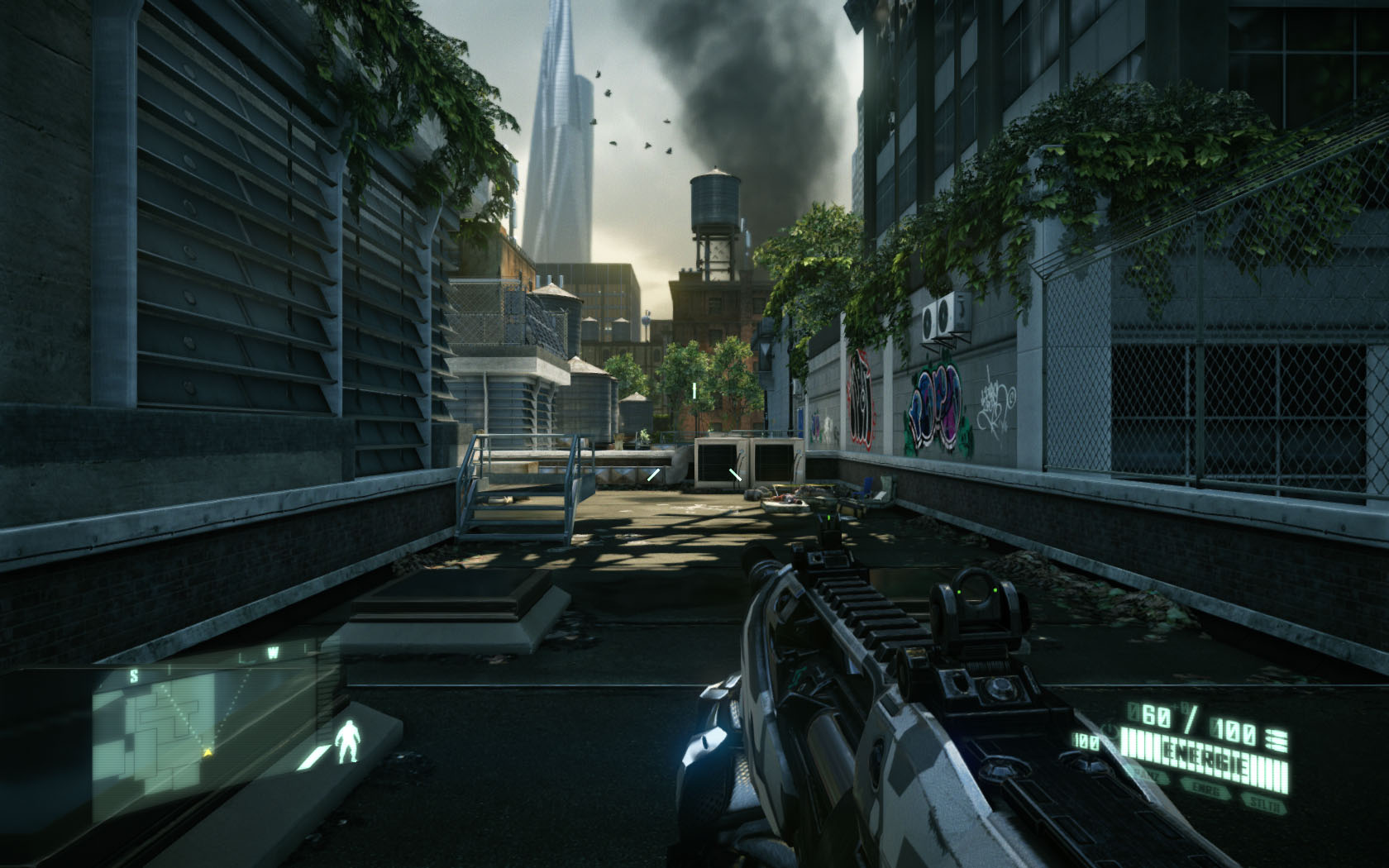 Der Blick auf das neue World Trade Center (extrem)