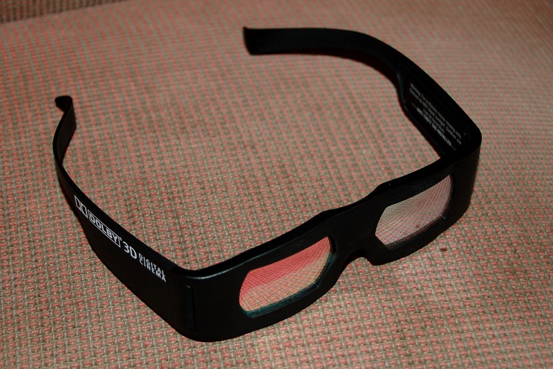 Die bisherige Brille für Dolby 3D (Bild: Nico Ernst)