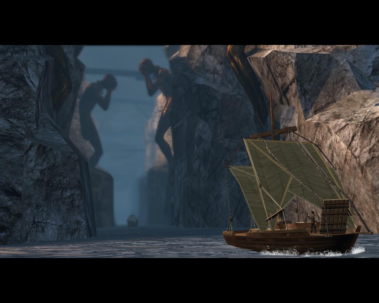 Per Boot geht es nach Kirkwall.