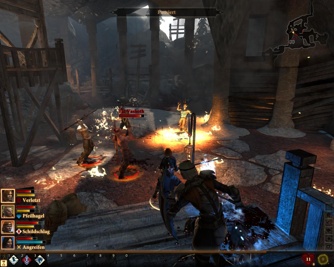 Unterirdische Gewölbe mit vielen Details