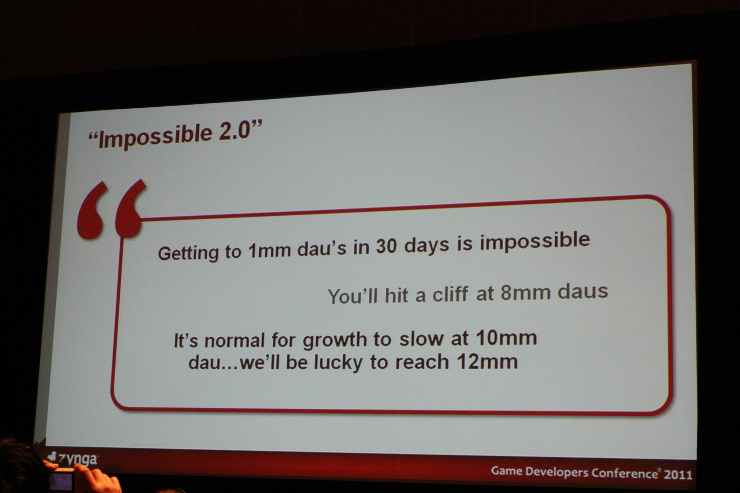 Präsentation und Vortrag von Mark Skaggs auf der GDC 2011