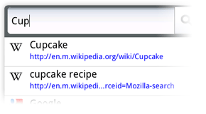 Firefox 4 für Android: Awesome Screen