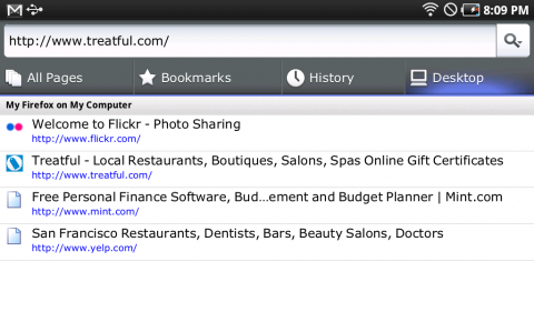 Offene Tabs in Firefox 4 f&uuml;r Android