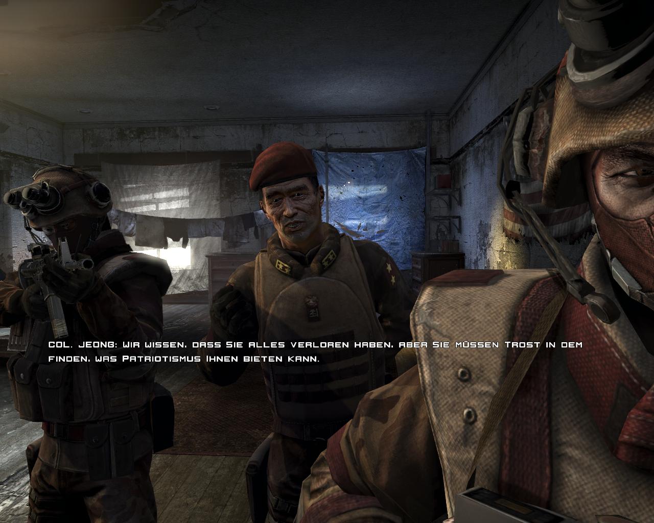 Mit Colonel Jeong hat es der Spieler mehrfach zu tun.