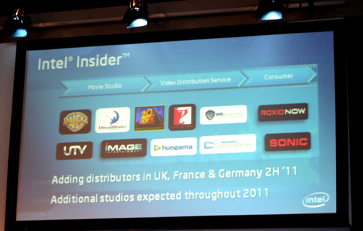 Intel Insider kommt noch 2011 nach Europa.