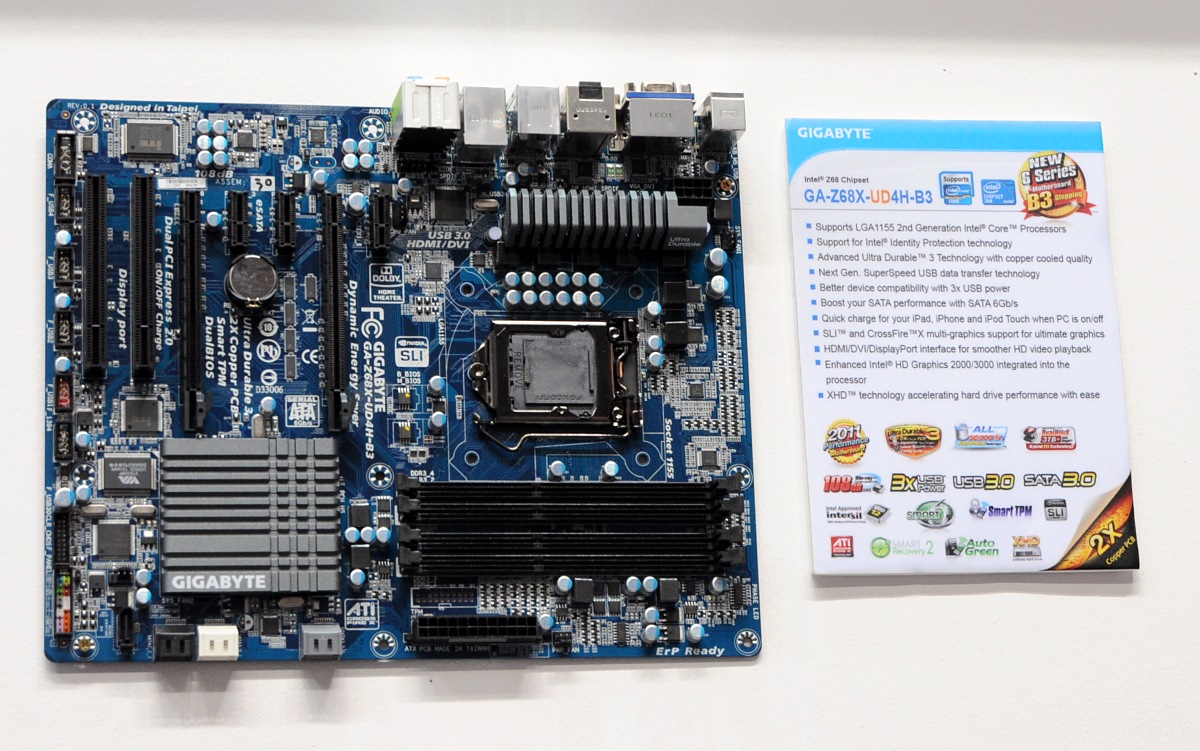 Z68-Board von Gigabyte