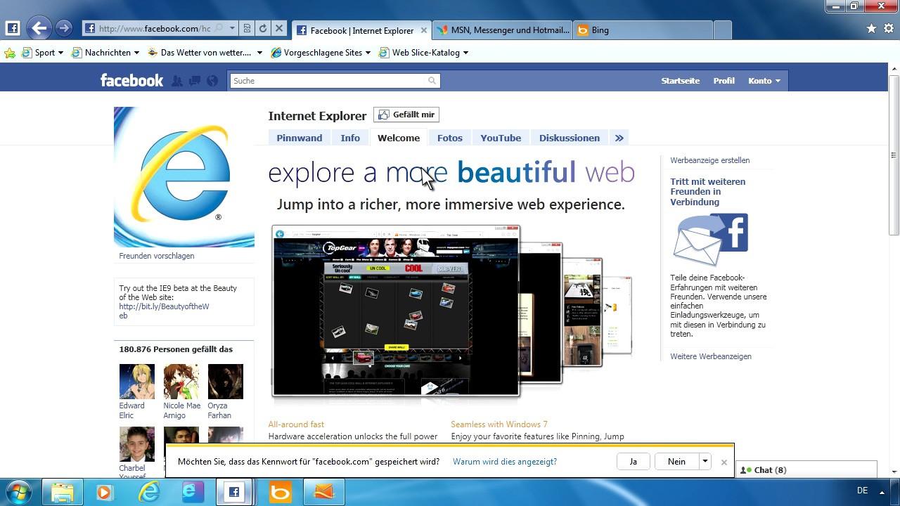 Internet Explorer 9 von Microsoft