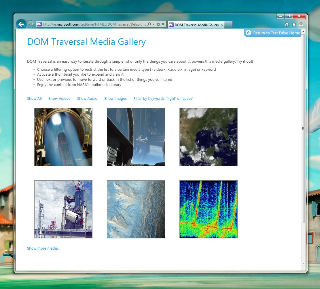 Internet Explorer 9 von Microsoft
