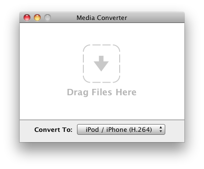 Interface von Media Converter