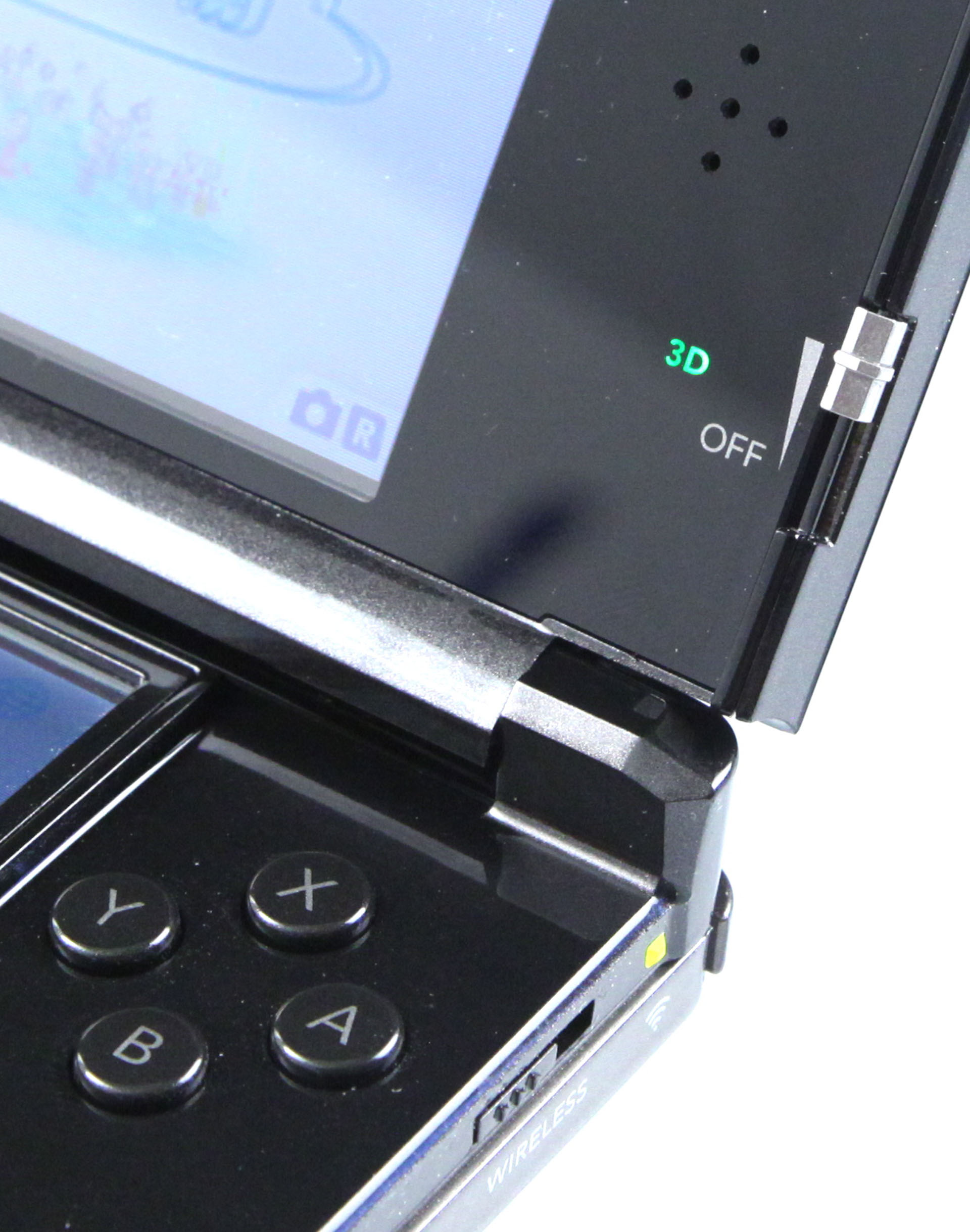 Über einen Schieberegler an der rechten Seite des 3D-Displays lässt sich der 3D-Effekt stufenlos regulieren. (Foto: mw)