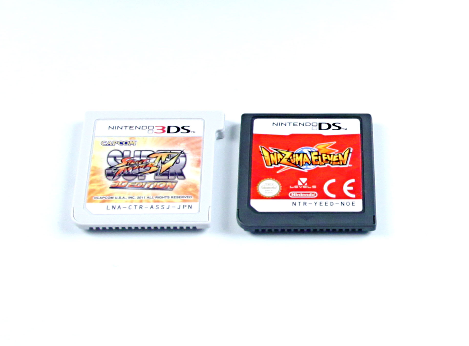 Die 3DS-Module unterscheiden sich nur am oberen rechten Rand von den alten DS-Modulen in ihrer Form. (Foto: mw)