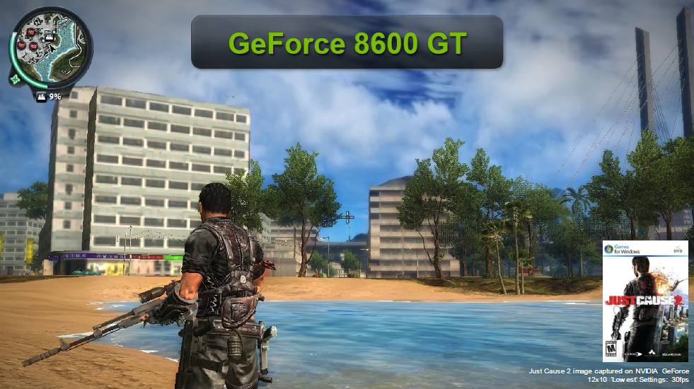 Spielen mit der Grafikkarte von 2007...