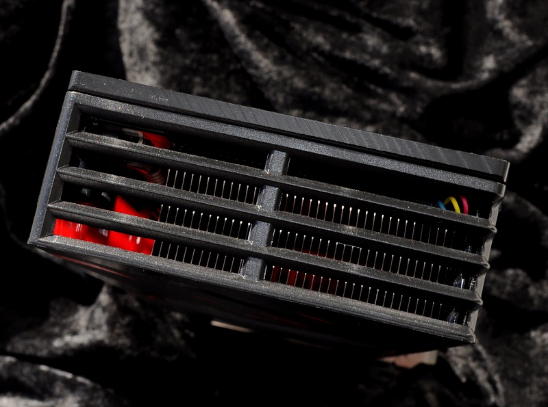 Luftauslass am Ende der Karte