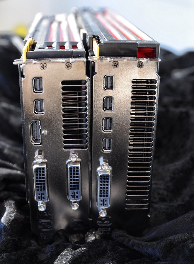 Größerer Luftauslass als bei 6970 (links)