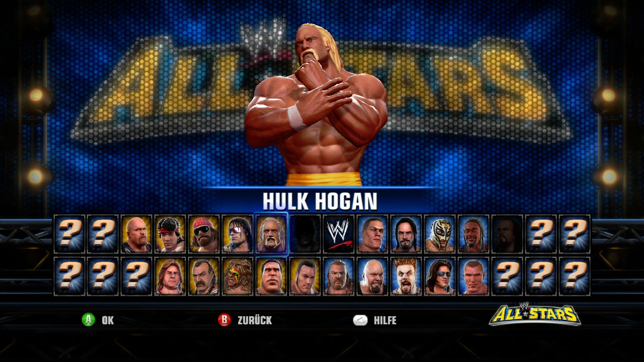 Hulk Hogan kämpft zwar immer noch, sein Alter Ego im Spiel zeigt ihn aber Anfang der Neunziger.