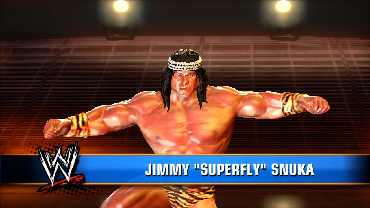 Die Legende Jimmy "Superfly" Snuka beim Einmarsch