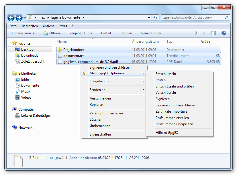 Verschlüsselung Gpg4win 2.1.0 vereinfacht Zertifikatsauswahl Golem.de