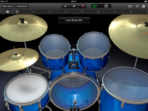 Garageband auf dem iPad