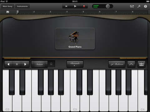 Garageband auf dem iPad