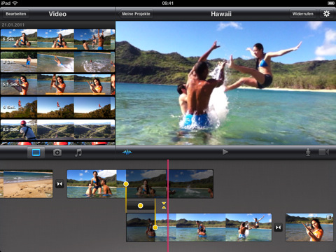 iMovie auf dem iPad - Übergänge
