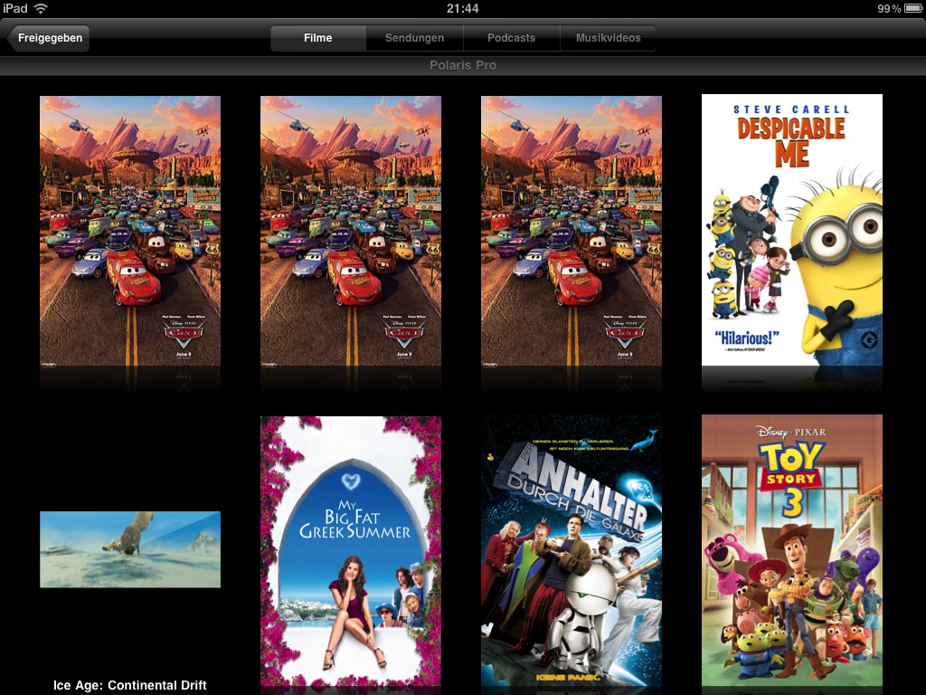 ...die übers Netzwerk bereitgestellt werden.