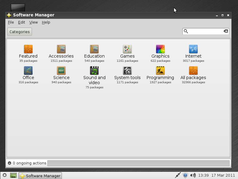 Die Übersicht des Softwaremanagers
