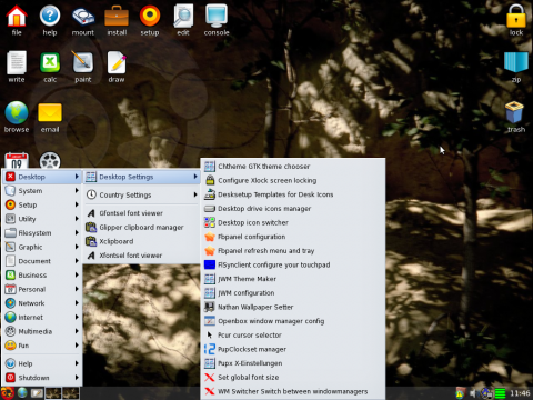 Die Desktopeinstellungen