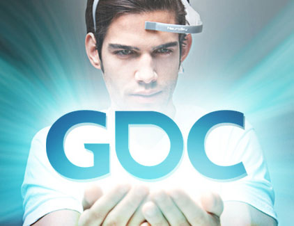 Neuroskys Mindwave soll auf der GDC auch Spieleentwickler anlocken - auch auf diesem Bild ist der Sensor ungünstig platziert. 