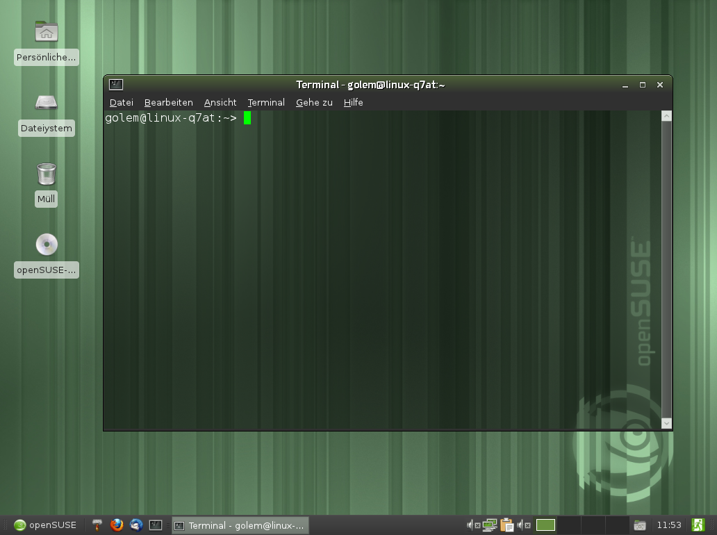 Das XFCE-Terminal kann einen transparenten Hintergrund erhalten.