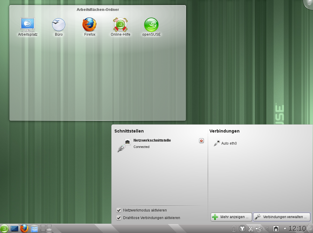 Knetworkmanager wurde gegen ein neues Applet eingetauscht.